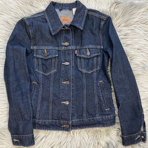 Levi's Women's Dark Blue Denim Jacket